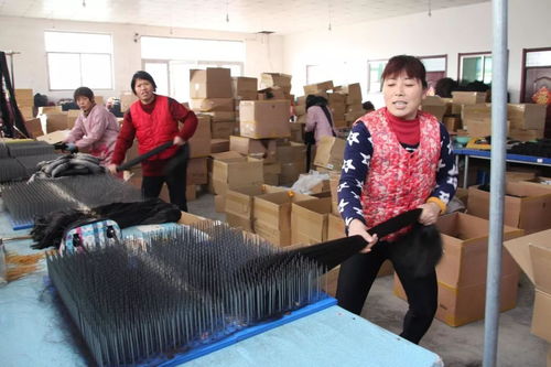 梁山 扶贫微工厂 产品销海外